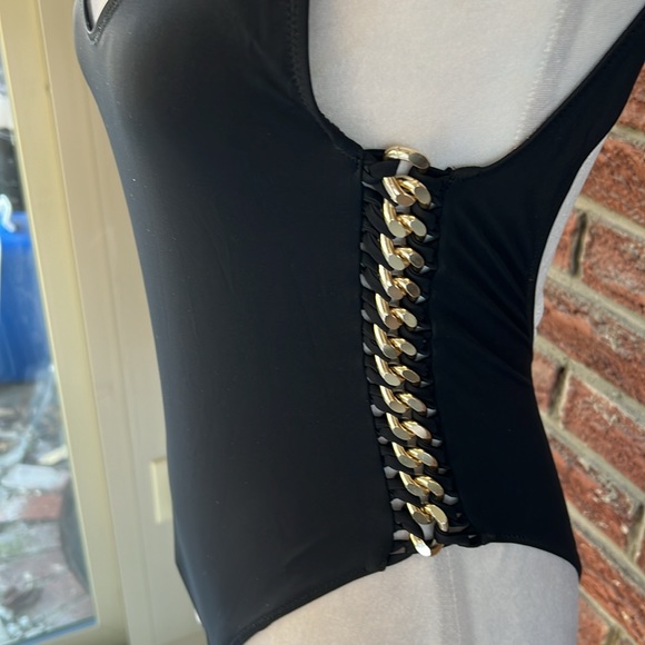 STELLA MCCARTNEY Falabella chain-trimmed swimsuit Size XS - Picture 4 of 7